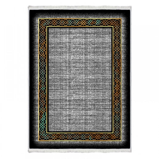 Halı 812 Siyah & Gri