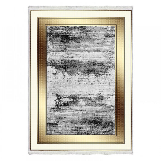 Halı 879 Altın & Gri